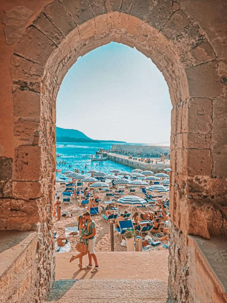 Veduta di Cefalù dal centro storico